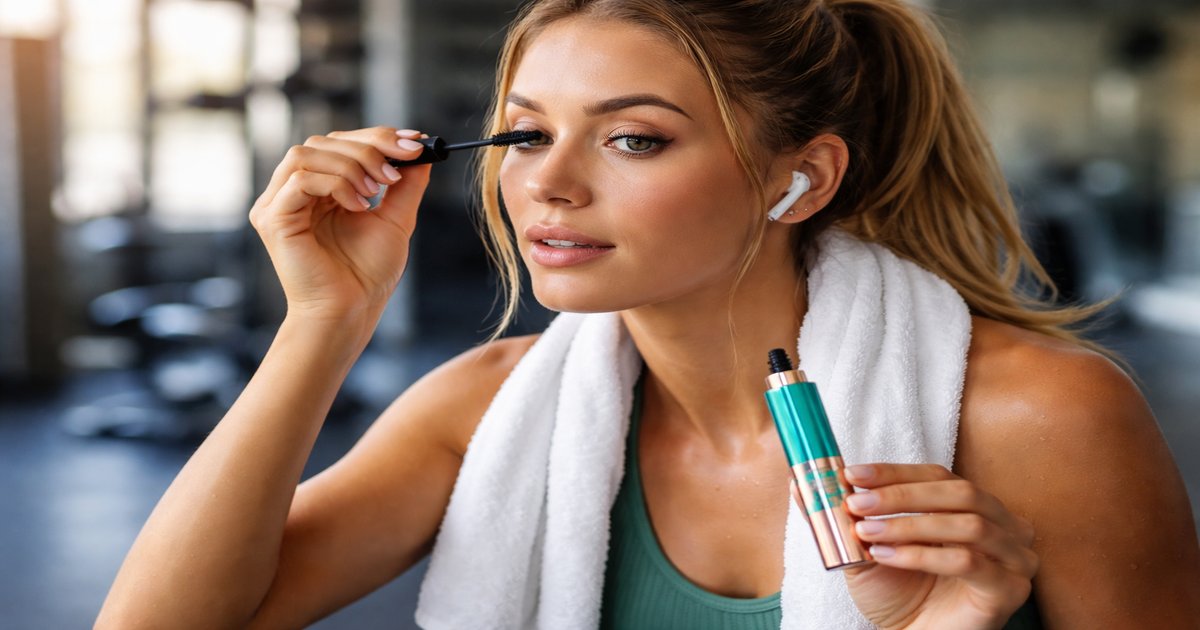 loreal waterproof mascara in use